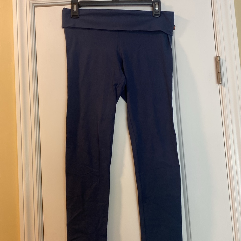 Le Donne Cotton Stretch Fold Over Logo Gym/Yoga Pants Never Used - Picture 5 of 16